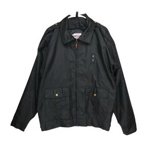 Vintage Tuff Guard Bomber Jacket men Size L Security Guard Uniform Quilted Liner